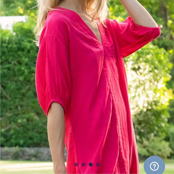 Lake Gauze Caftan in Heatwave - Small - Picture 2 of 3